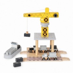 Детски Дървен Кран GINGER... - W04A635 - изглед 2