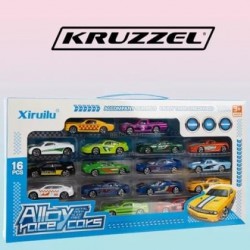 Детски метални колички - 16 броя - Kruzzel - KRU226319 - изглед 3
                  