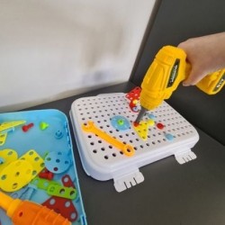 Креативна мозайка с детски винтоверт и отвертка - Kruzzel - KRU26105 - изглед 12
                  