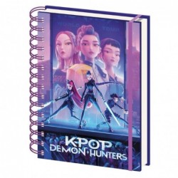 Тефтер K-Pop Demon Hunters А5 спирала  - SR2510683 - изглед 1