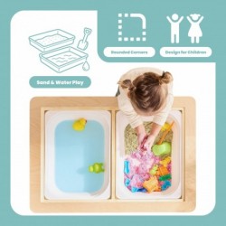 Детска Дървена Масичка за Активна Игра с 2 Столчета GINGER HOME 5 в 1, Дъска за Рисуване, Ролка Хартия и Кутии за Съхранение, 73x50x53.6 см - VM-10 - изглед 4
                  