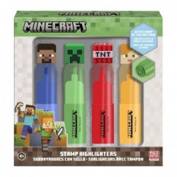 Комплект от 4 текстмаркера с топер Minecraft - MC00058 - изглед 1