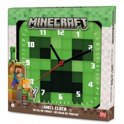 Квадратен стенен часовник Minecraft - MIN3058 - изглед 1
