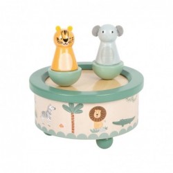 Small Foot Музикална кутия Сафари, 12 х 12 х 12 см - 6612120205 - изглед 1