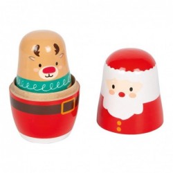 Small Foot Матрьошки, коледни, дървени, 4 броя - 6606010158 - изглед 3
                  