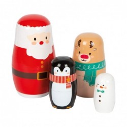 Small Foot Матрьошки, коледни, дървени, 4 броя - 6606010158 - изглед 13
                  