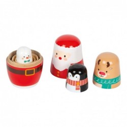 Small Foot Матрьошки, коледни, дървени, 4 броя - 6606010158 - изглед 14
                  
