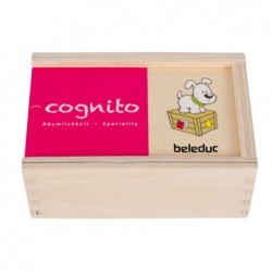 Дървена игра за съчетаване, Beleduc, Cognito, Пространственост, 20 части - BEL11530 - изглед 1