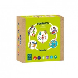 Дървена логическа игра с пъзел, Beleduc, Humanico, Хобита - BEL11553 - изглед 1