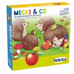 Дървена настолна игра, Beleduc, Таралежчета, 124 части - BEL22355 - изглед 1