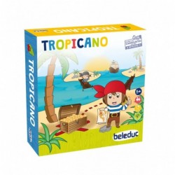 Дървена настолна игра, Beleduc, Тропикано, 89 части - BEL22510 - изглед 1