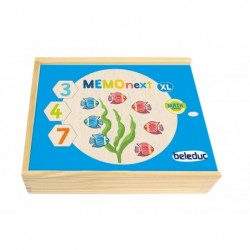 Дървена настолна игра, Beleduc, Игра за памет, Природа, 42 части - BEL22616 - изглед 1