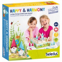 Дървена настолна игра, Beleduc, Хепи и Хармони, 41 части - BEL22620 - изглед 1