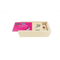 Дървена игра за съчетаване Beleduc Cognito, Категории, 30 части - BEL11551 - изглед 1
