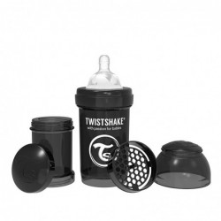 Шише за бебета против колики Twistshake 330 мл. черно - 78044 - изглед 1