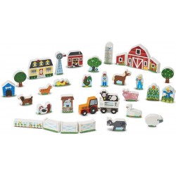 Дървен комплект за игра Melissa & Doug - Създай ферма - 14800 - изглед 3
                  
