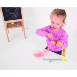 Дървена играчка за плетене Bigjigs - Кукла - BJ690 - изглед 4
                  