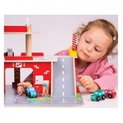 Дървен паркинг с гараж Bigjigs - JT153 - изглед 4
                  