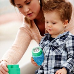 Чаша за лесен преход без дръжки Philips AVENT 260 мл, 9м+, синя SCF553/05 - 00A.0489.003 - изглед 4
                  
