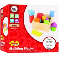 Дървени многоцветни блокчета Bigjigs - Геометрични фигури - Дъга - BB095 - изглед 5
                  