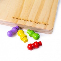 Дървена настолна игра Bigjigs - Китайки шах  - 34001 - изглед 4
                  