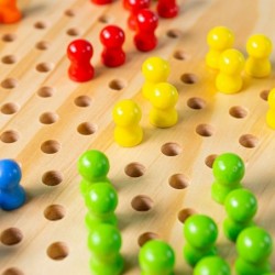 Дървена настолна игра Bigjigs - Китайки шах  - 34001 - изглед 5
                  