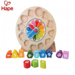 Дървен часовник и сортер Hape - H8043 - изглед 3
                  
